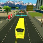 Bussimulator für den öffentlichen Stadtverkehr